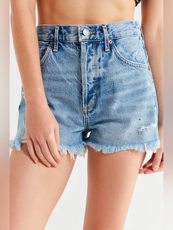 Agolde Pants - AGOLDE Jaden High Rise Short in Swampmeet